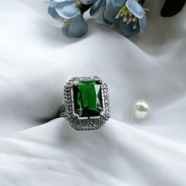 SILVER ADJUSTABLE RING FOR GIRLS/WOMEN'S