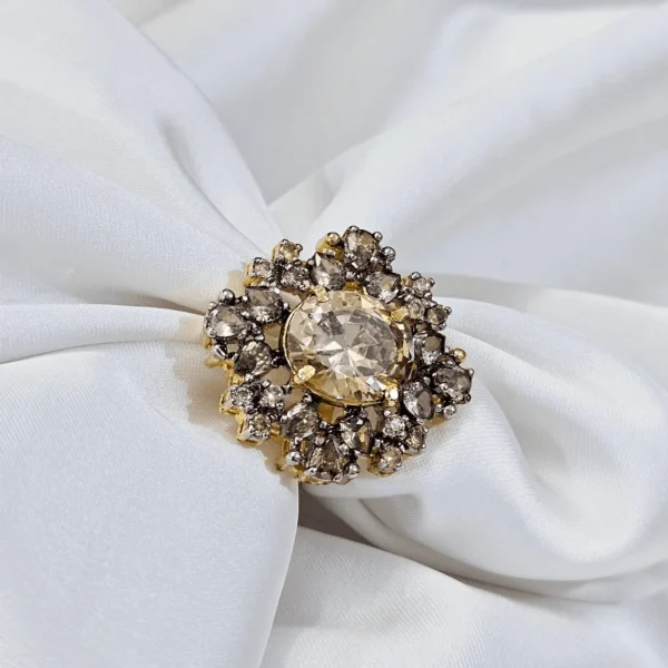 GOLDEN ADJUSTABLE RING FOR GIRLS/WOMEN'S