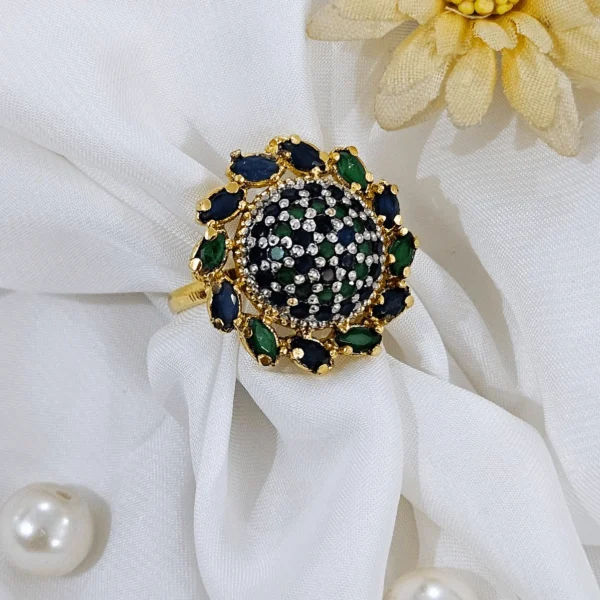 BLUE ADJUSTABLE RING FOR GIRLS/WOMEN'S