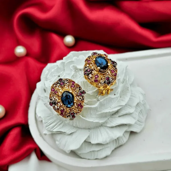 SPPHIER BLUE MAYA STUD EARRING FOR GIRLS/WOMEN'S