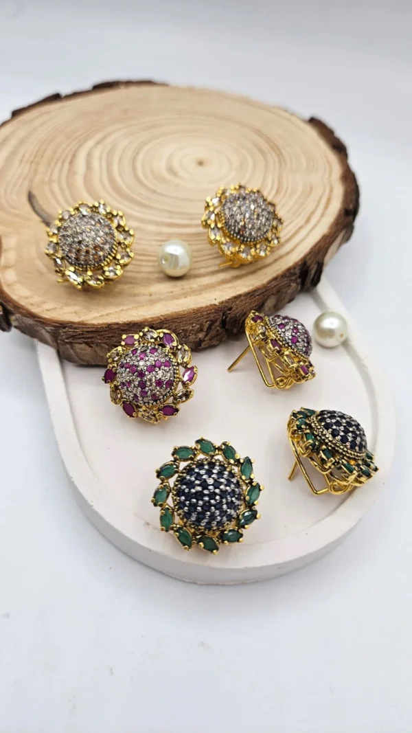 MAHJABEEN STUD EARRINGS FOR GIRLS/WOMEN