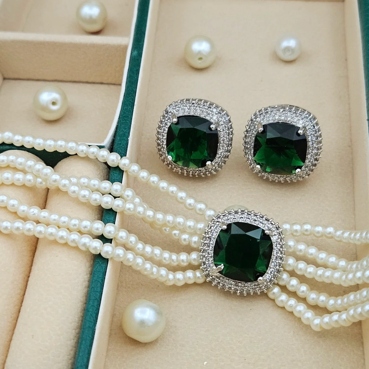 SILVER PLATED CHOKER SET FOR GIRLS/ WOMEN’S